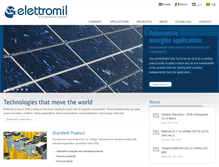 Tablet Screenshot of elettromil.com